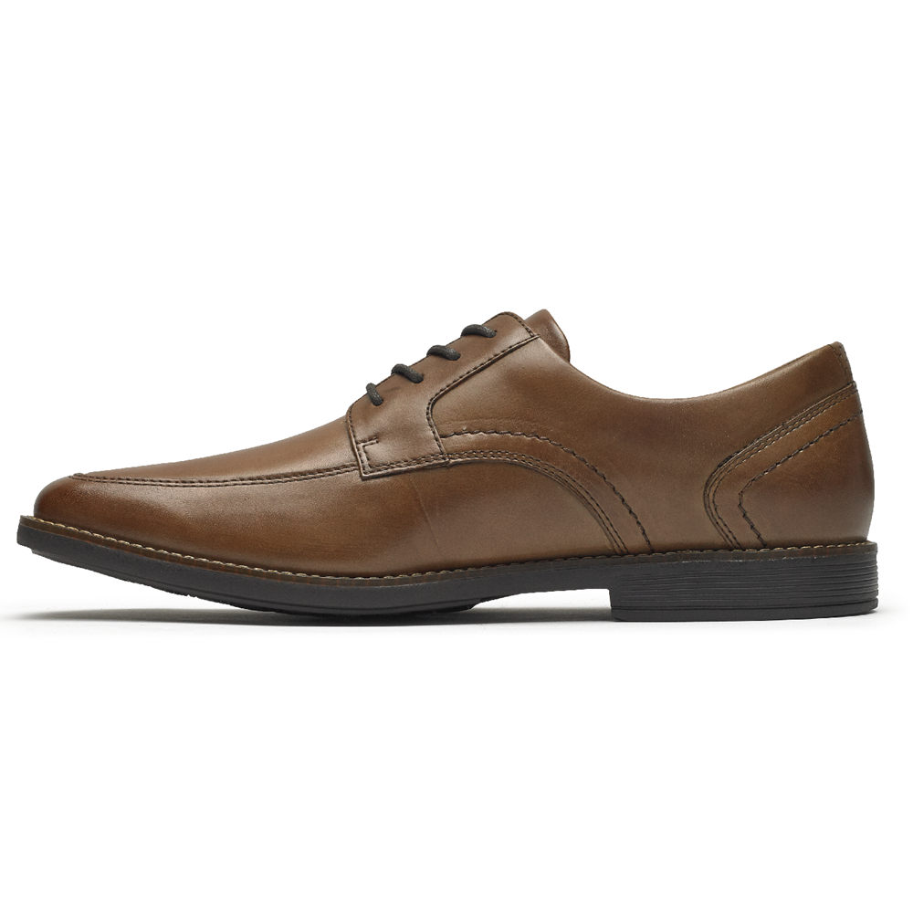 Oxfords Rockport Homem Marrom - Braylon Apron Toe - 07812JIWB